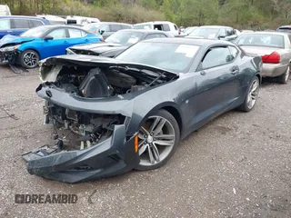2018 Chevrolet Camaro 1LT with VIN 1G1FB1RS7J0129068, listed as a IAAI auction lot 41689225 with 1 mi miles. Bid and sale history available at carsss.com. Image 2.