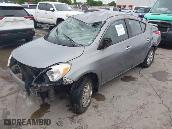 2014 Nissan Versa SV with VIN 3N1CN7AP0EL856205, listed as a IAAI auction lot 41893652 with 126,489 mi miles. Bid and sale history available at carsss.com. Image 17.