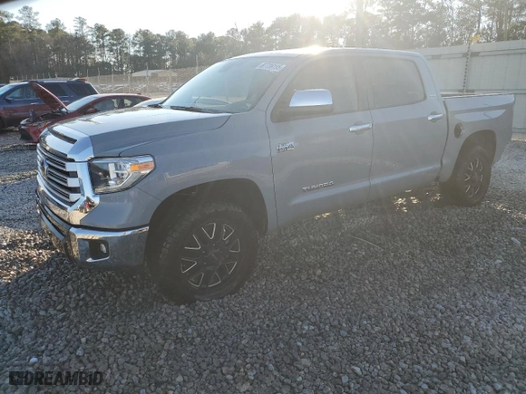 2019 Toyota Tundra 4WD SR5 with VIN 5TFHY5F13KX857755, listed as a Copart auction lot 87726195 with 47,630 mi miles and Salvage Title. Bid and sale history available at carsss.com. Image 1.