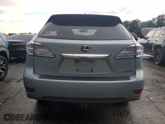 2012 Lexus RX 450h with VIN JTJBC1BA7C2428049, listed as a Copart auction lot 60290195 with 242,822 mi miles and Salvage title. Bid and sale history available at DreamBid. Image 6.