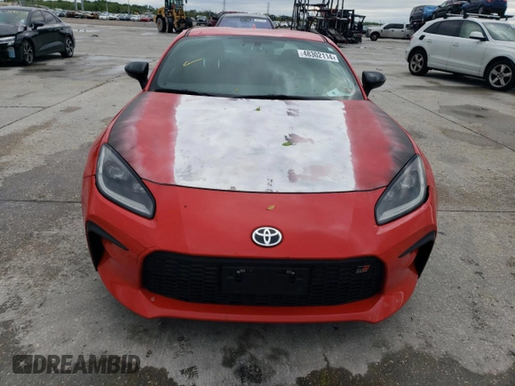 2022 Toyota GR86 with VIN JF1ZNBC11N8755035, listed as a Copart auction lot 48302114 with 25,011 mi miles. Bid and sale history available at carsss.com. Image 5.