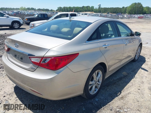 2011 Hyundai Sonata Limited with VIN 5NPEC4AC3BH106087, listed as a IAAI auction lot 42210979 with 199,388 mi miles and . Bid and sale history available at DreamBid. Image 4.