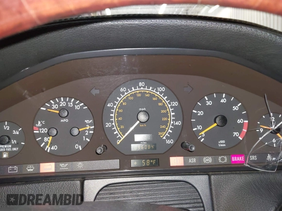 1995 Mercedes-Benz S with VIN WDBGA57E7SA215316, listed as a IAAI auction lot 42217406 with 96,084 mi miles and . Bid and sale history available at DreamBid. Image 7.