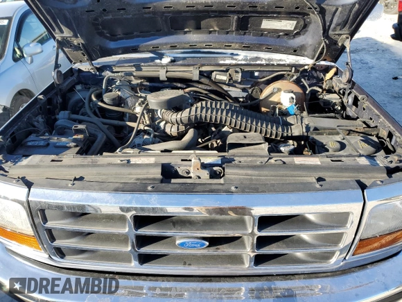1995 Ford F-150 with VIN 1FTEX14H5SKB08399, listed as a Copart auction lot 41827275 with 87,001 mi miles and Salvage Title. Bid and sale history available at carsss.com. Image 11.