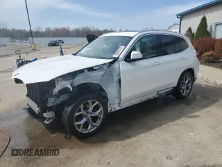 2021 BMW X3 xDrive30i with VIN 5UXTY5C0XM9E14243, listed as a Copart auction lot 50963755 with 27,539 mi miles and Non Repairable. Bid and sale history available at DreamBid. Image 1.
