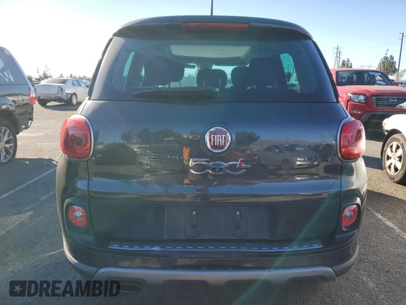 2014 FIAT 500L Trekking with VIN ZFBCFADH8EZ013893, listed as a Copart auction lot 42050575 with 60,580 mi miles and Salvage Title. Bid and sale history available at DreamBid. Image 6.