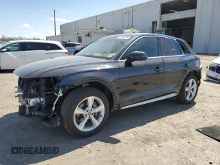 2020 Audi Q5 Premium Plus with VIN WA1BNAFY2L2106840, listed as a Copart auction lot 51141475 with 51,632 mi miles and Salvage Title. Bid and sale history available at carsss.com. Image 1.