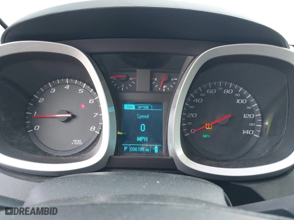 2016 Chevrolet Equinox LT with VIN 2GNFLFE3XG6265055, listed as a IAAI auction lot 41600619 with 96,186 mi miles. Bid and sale history available at carsss.com. Image 7.
