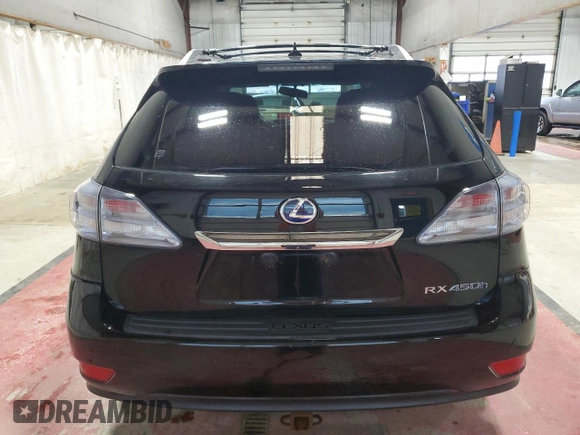2012 Lexus RX 450h with VIN JTJBC1BA1C2427401, listed as a Copart auction lot 53795875 with 127,947 mi miles and Salvage Title. Bid and sale history available at DreamBid. Image 6.