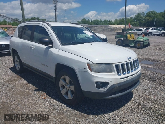 2016 Jeep Compass Sport with VIN 1C4NJCBA6GD560179, listed as a IAAI auction lot 42156503 with 177,265 mi miles and . Bid and sale history available at DreamBid. Image 1.