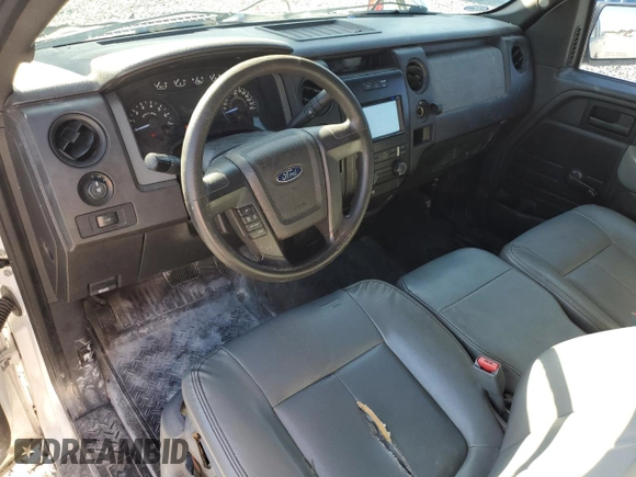 2012 Ford F-150 XL with VIN 1FTMF1CM7CKE28497, listed as a Copart auction lot 56470995 with 254,723 mi miles and Salvage title. Bid and sale history available at DreamBid. Image 8.