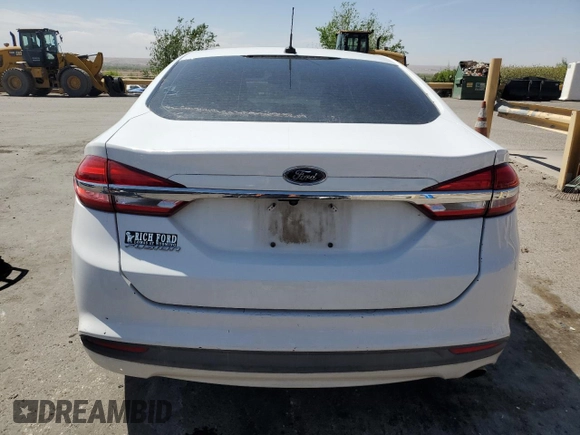 2017 Ford Fusion S with VIN 3FA6P0G76HR231835, listed as a Copart auction lot 52881905 with 105,109 mi miles and Salvage Title. Bid and sale history available at carsss.com. Image 6.