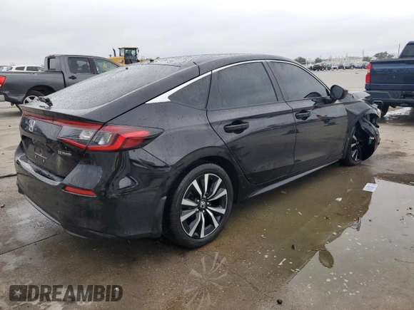2024 Honda Civic EX-L z VIN 19XFL1H74RE001908, wystawiony jako Copart lot #79726054 z przebiegiem 30 683 mil mil oraz Szkoda całkowita • Salvage title. Historia ofert i sprzedaży dostępna na DreamBid. Obrazek 3.