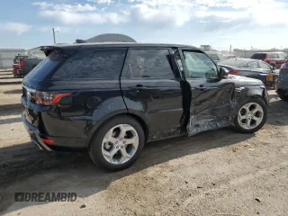 2018 Land Rover Range Rover Sport HSE z VIN SALWR2RK9JA181782, wystawiony jako Copart lot #57911275 z przebiegiem 46 125 mil mil oraz Szkoda całkowita • Salvage title. Historia ofert i sprzedaży dostępna na DreamBid. Obrazek 3.