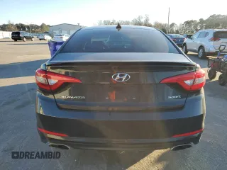 2016 Hyundai Sonata Sport with VIN 5NPE34AF9GH312113, listed as a Copart auction lot 45644445 with 260,420 mi miles and Salvage Title. Bid and sale history available at DreamBid. Image 6.