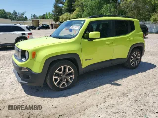 2018 Jeep Renegade Latitude z VIN ZACCJABB6JPJ09909, wystawiony jako Copart lot #54724035 z przebiegiem 72 932 mil mil oraz Szkoda całkowita • Salvage title. Historia ofert i sprzedaży dostępna na DreamBid. Obrazek 1.