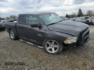 2017 Ram 1500 Express with VIN 1C6RR7KG4HS673333, listed as a Copart auction lot 50534295 with 106,666 mi miles and Salvage title. Bid and sale history available at DreamBid. Image 4.
