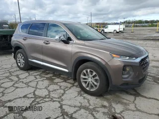 2020 Hyundai Santa Fe SE with VIN 5NMS23AD9LH264926, listed as a Copart auction lot 53809265 with 57,780 mi miles and Salvage title. Bid and sale history available at DreamBid. Image 4.