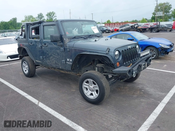 2008 Jeep Wrangler Unlimited X with VIN 1J4GA39178L570624, listed as a IAAI auction lot 42285778 with 189,238 mi miles and . Bid and sale history available at DreamBid. Image 1.