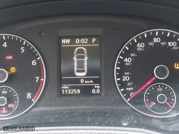 2012 Volkswagen Passat SE w/Sunroof with VIN 1VWBH7A36CC077412, listed as a IAAI auction lot 41651796 with 113,259 mi miles. Bid and sale history available at carsss.com. Image 7.