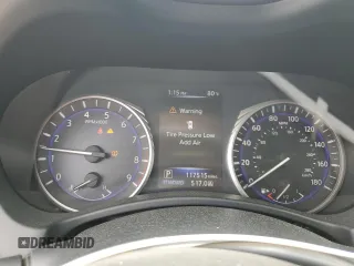 2014 Infiniti Q50 Premium with VIN JN1BV7AP8EM682000, listed as a Copart auction lot 53619995 with 117,515 mi miles and Salvage title. Bid and sale history available at DreamBid. Image 9.