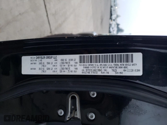 2010 Dodge Ram 3500 Laramie with VIN 3D73Y3CL6AG110843, listed as a Copart auction lot 41384545 with 347,573 mi miles and Salvage Title. Bid and sale history available at carsss.com. Image 14.