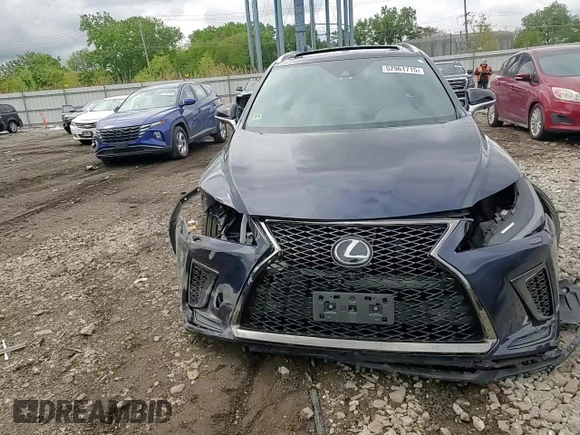 2021 Lexus RX 350 F Sport with VIN 2T2SZMDA1MC296579, listed as a Copart auction lot 57961715 with 40,336 mi miles and Salvage title. Bid and sale history available at DreamBid. Image 14.