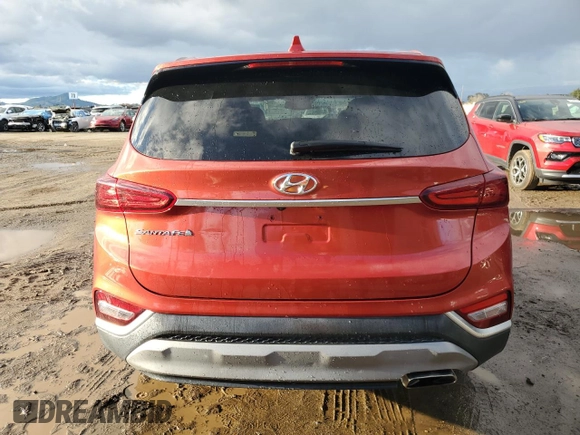 2020 Hyundai Santa Fe SEL w/SULEV with VIN 5NMS33AD6LH252875, listed as a Copart auction lot 42781385 with 55,128 mi miles and Clean Title. Bid and sale history available at carsss.com. Image 6.