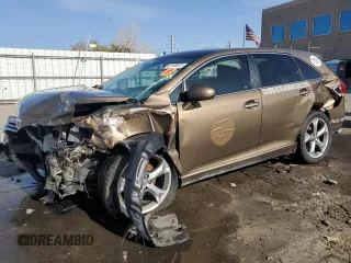 2011 Toyota Venza with VIN 4T3ZK3BB2BU044582, listed as a Copart auction lot 52190825 with Not provided miles and Salvage title. Bid and sale history available at DreamBid. Image 1.