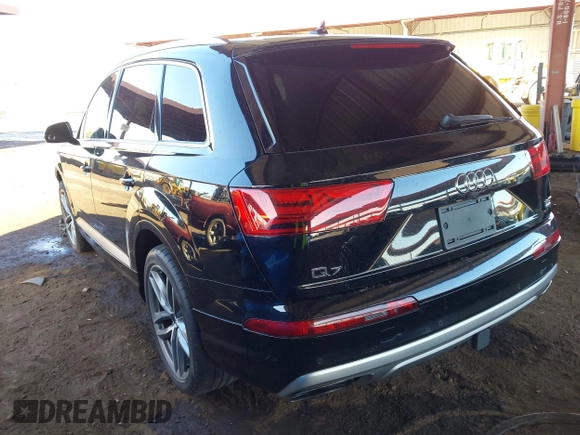 2017 Audi Q7 Premium Plus z VIN WA1LAAF78HD001416, wystawiony jako IAAI lot #42543835 z przebiegiem 110 037 mil mil oraz . Historia ofert i sprzedaży dostępna na DreamBid. Obrazek 3.