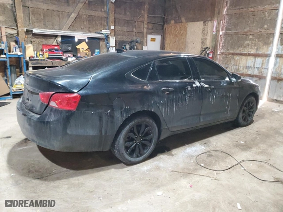 2017 Chevrolet Impala LT with VIN 1G1105S38HU211498, listed as a Copart auction lot 89139845 with 146,501 mi miles and Salvage Title. Bid and sale history available at carsss.com. Image 3.