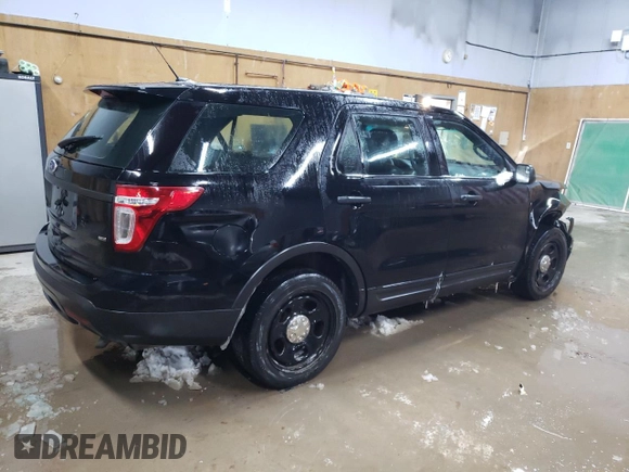 2014 Ford Utility Police Interceptor with VIN 1FM5K8AR2EGB74531, listed as a Copart auction lot 83323664 with 124,983 mi miles and Clean Title. Bid and sale history available at carsss.com. Image 3.