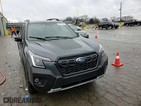 2023 Subaru Forester Wilderness with VIN JF2SKAMC4PH417969, listed as a Copart auction lot 43445735 with 75,358 mi miles and Salvage Title. Bid and sale history available at carsss.com. Image 14.