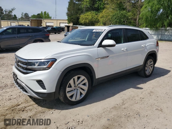 2020 Volkswagen Atlas SE with VIN 1V26E2CA6LC212575, listed as a Copart auction lot 54010195 with 73,391 mi miles and Salvage title. Bid and sale history available at DreamBid. Image 1.