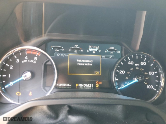 2017 Ford Super Duty F-250 SRW Lariat with VIN 1FT7W2BT3HEB46956, listed as a Copart auction lot 48768225 with 192,893 mi miles and Salvage Title. Bid and sale history available at carsss.com. Image 9.