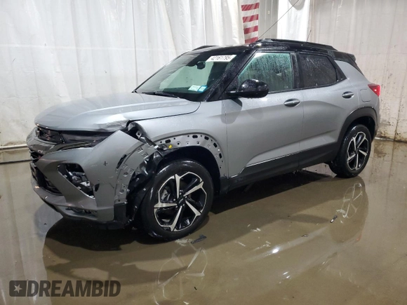 2023 Chevrolet TrailBlazer RS with VIN KL79MUSL1PB049455, listed as a Copart auction lot 42161795 with 16,473 mi miles and Salvage Title. Bid and sale history available at DreamBid. Image 1.