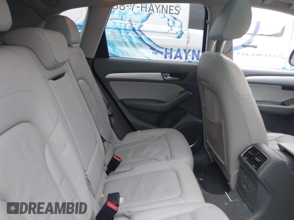 2016 Audi Q5 Premium Plus with VIN WA1L2AFP4GA046673, listed as a IAAI auction lot 41012010 with 52,553 mi miles. Bid and sale history available at carsss.com. Image 8.