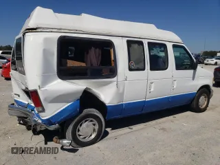 1997 Ford Econoline Commercial with VIN 1FDEE1463VHB51558, listed as a Copart auction lot 48181825 with 127,125 mi miles and Salvage Title. Bid and sale history available at carsss.com. Image 3.