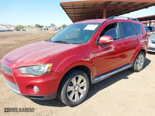 2012 Mitsubishi Outlander SE with VIN JA4AS3AW7CU001477, listed as a IAAI auction lot 41863829 with 227,048 mi miles. Bid and sale history available at carsss.com. Image 2.