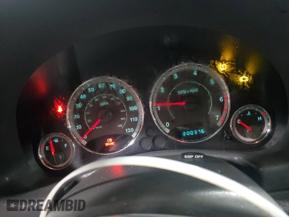 2007 Jeep Liberty Limited z VIN 1J4GL58K27W526334, wystawiony jako Copart lot #45506385 z przebiegiem 200 376 mil mil oraz Szkoda całkowita • Salvage title. Historia ofert i sprzedaży dostępna na DreamBid. Obrazek 9.
