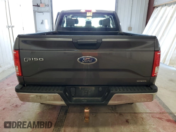 2016 Ford F-150 XLT with VIN 1FTEX1E87GFC66337, listed as a Copart auction lot 60286745 with 150,973 mi miles and Salvage title. Bid and sale history available at DreamBid. Image 6.