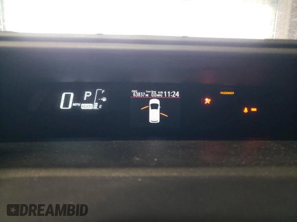 2016 Toyota Prius One with VIN JTDKDTB31G1129018, listed as a Copart auction lot 47469435 with 63,837 mi miles and Salvage Title. Bid and sale history available at carsss.com. Image 9.