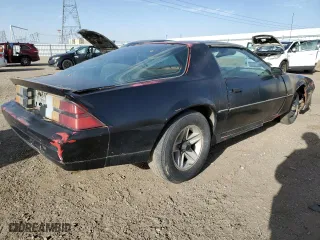 1984 Chevrolet Camaro Z28 Sport with VIN 1G1AP87G0EL170181, listed as a Copart auction lot 47371665 with 56,753 mi miles and Clean Title. Bid and sale history available at carsss.com. Image 3.