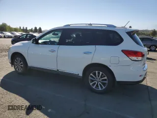 2015 Nissan Pathfinder S with VIN 5N1AR2MN3FC708211, listed as a Copart auction lot 55421345 with 159,217 mi miles and Salvage title. Bid and sale history available at DreamBid. Image 2.
