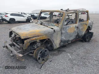 2018 Jeep Wrangler JK Unlimited Sport RHD with VIN 1C4BJWKG9JL897578, listed as a IAAI auction lot 41620718 with 1 mi miles. Bid and sale history available at carsss.com. Image 2.