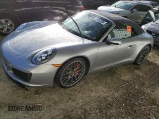 2017 Porsche 911 Carrera S with VIN WP0CB2A92HS155715, listed as a Copart auction lot 75542204 with 0 mi miles and Non Repairable. Bid and sale history available at carsss.com. Image 1.