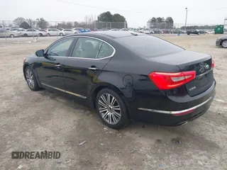 2015 Kia Cadenza Premium with VIN KNALN4D70F5177461, listed as a IAAI auction lot 41382190 with 214,538 mi miles. Bid and sale history available at carsss.com. Image 3.
