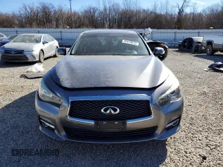 2017 Infiniti Q50 2.0t with VIN JN1CV7AR4HM680478, listed as a Copart auction lot 47419515 with 135,219 mi miles and Salvage Title. Bid and sale history available at carsss.com. Image 5.