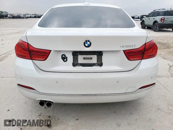 2019 BMW 4 Series 430i with VIN WBA4J1C55KBM18487, listed as a Copart auction lot 51509695 with 77,252 mi miles and Salvage Title. Bid and sale history available at carsss.com. Image 6.