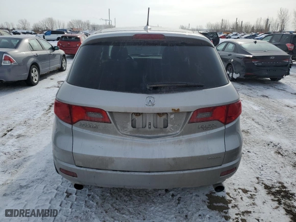 2009 Acura RDX Tech Pkg with VIN 5J8TB18589A801846, listed as a Copart auction lot 47366835 with 246,254 mi miles and Salvage Title. Bid and sale history available at carsss.com. Image 6.